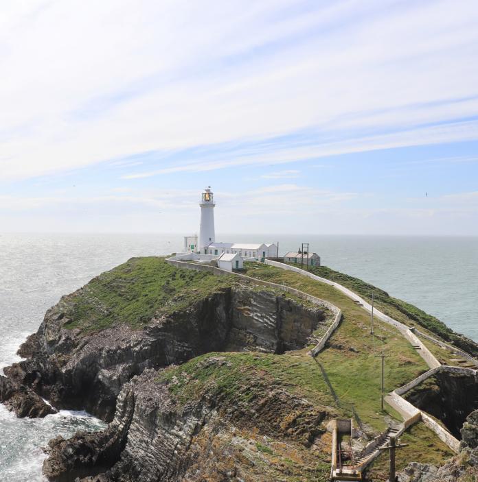 South Stack Lighthouse, Anglesey, Nordwales.