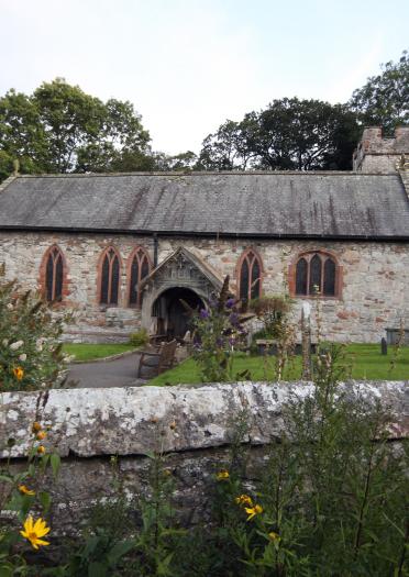 Exterior of St Dyfnog's Church and Holy Well.