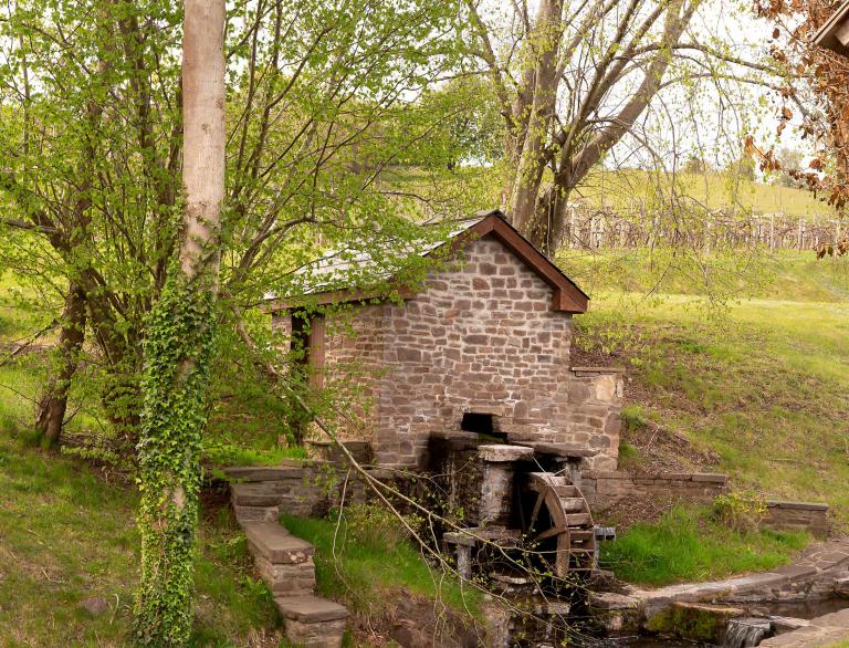 Old fashioned water mill.