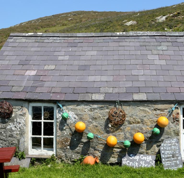 Ein Cottage voller Charakter auf Bardsey Island (Ynys Enlli).