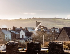 Golygfa o Eglwys Gadeiriol Aberhonddu