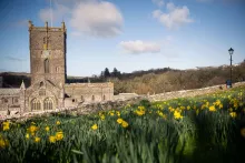 <p>St Davids Cathedral, St Davids, Pembrokeshire, West Wales</p>