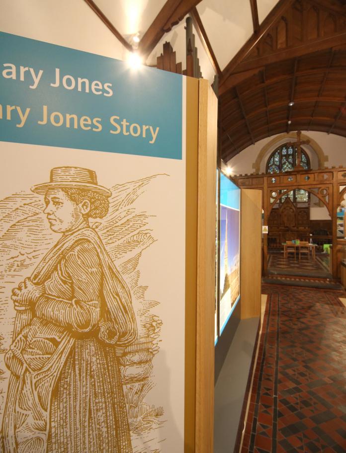 Displays at Mary Jones World.