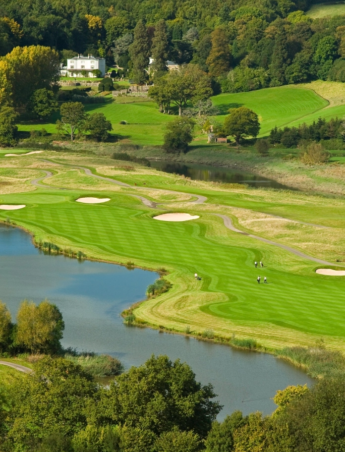 Der Twenty Ten Course von oben.