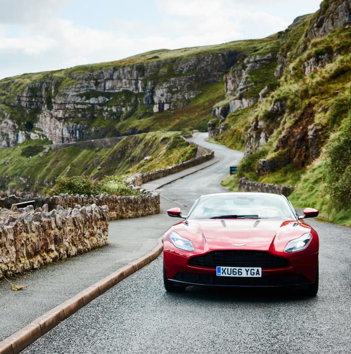 Aston Martin on the Great Orme.