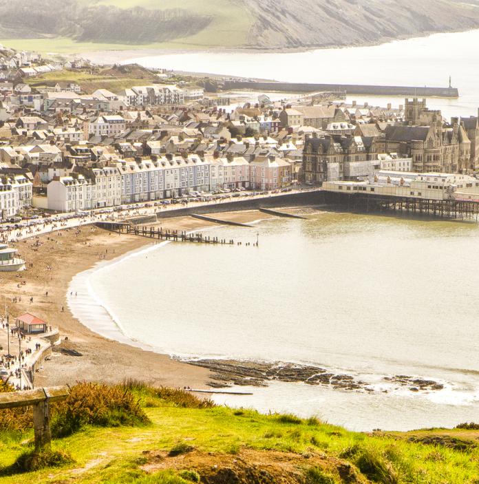 Aberystwyth from above