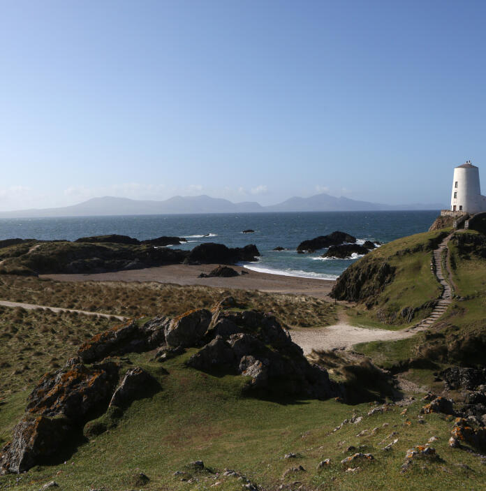 Lighthouse Llanddwyn Island, Anglesey 