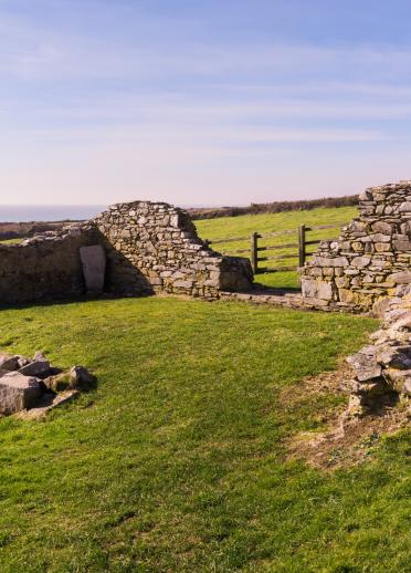 St Non's Chapel Ruins, Pembrokeshire.