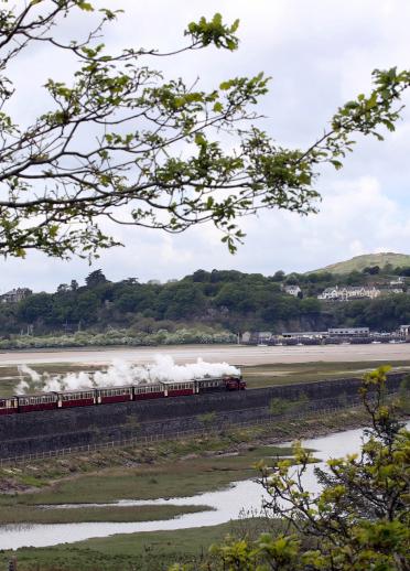 Welsh Highland and Ffestiniog Railway Railway, Nordwales. 