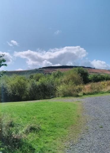 View of Penrhiwllech mountain in Dare Valley Country Park