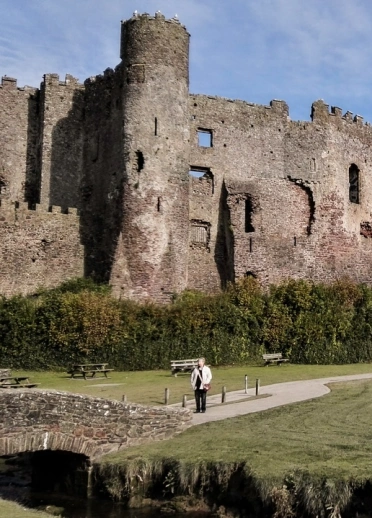 Laugharne Castle, Carmarthenshire.
