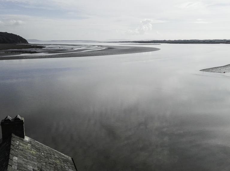 View of estuary by Laugharne.