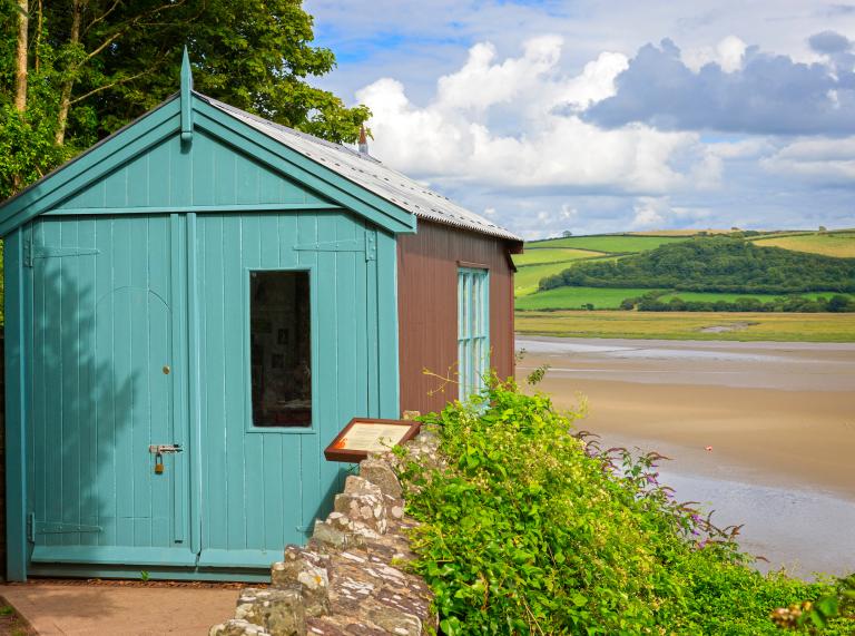 The Dylan Thomas Writing Shed in Laugharne