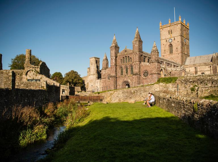Image of St Davids cathedral in St Davids