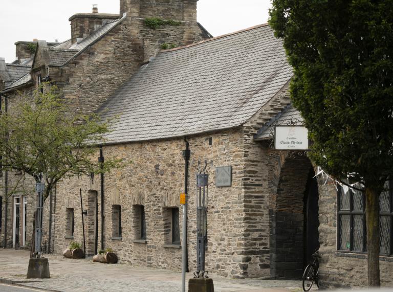 Exterior of Owain Glyndwr Centre.