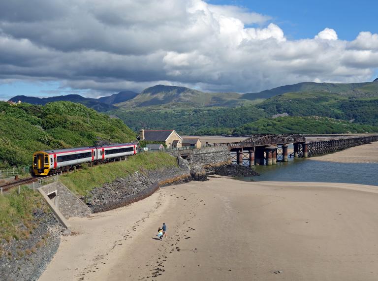 Cambrian Railway bei Barmouth Mittelwales