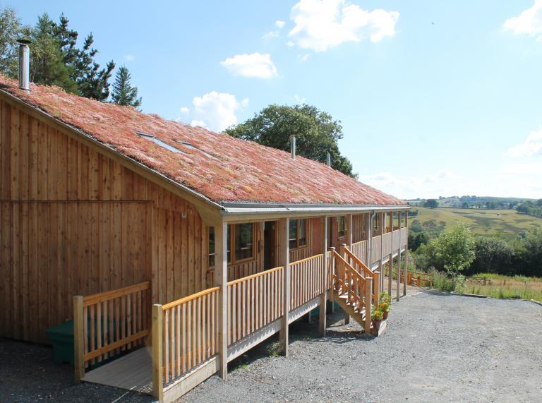 Eco Lodge und Lakeside Shelter der Denmark Farm.