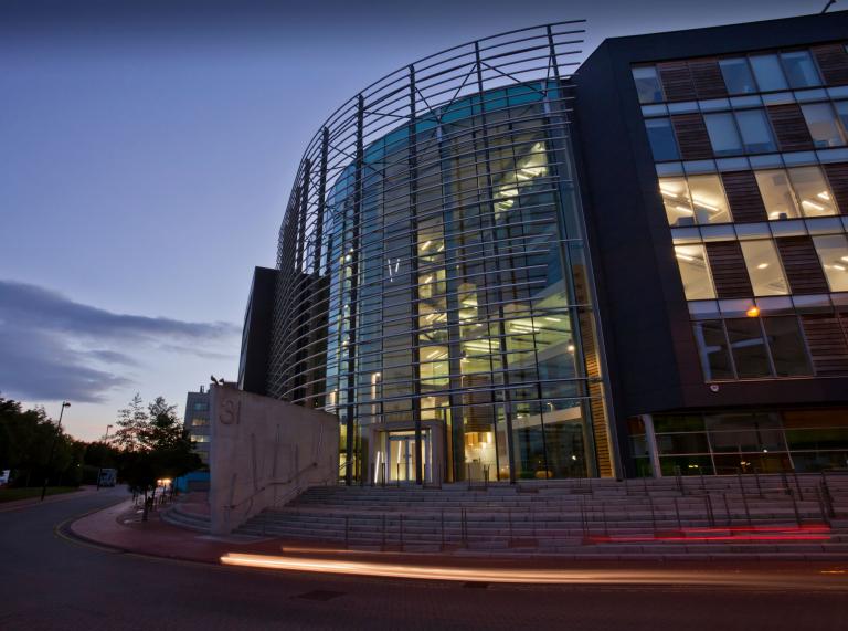 External image of the Life Sciences Hub building.