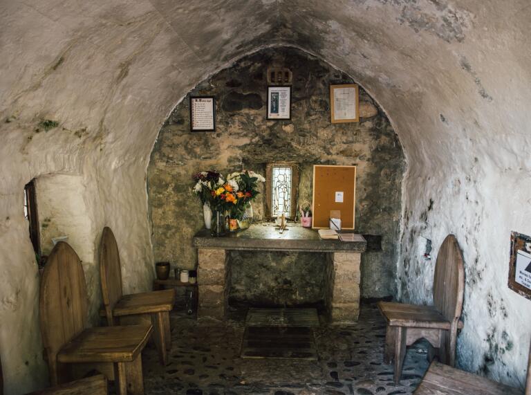interior of chapel.