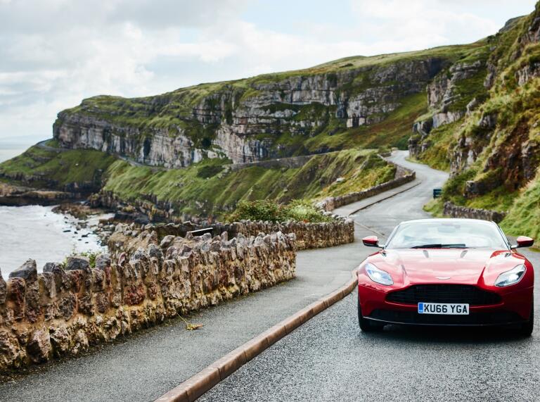 Aston Martin on the Great Orme.