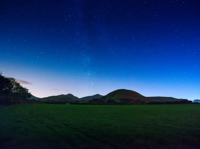 Dark sky photo taken in the Bannau Brycheiniog (Brecon Beacons).