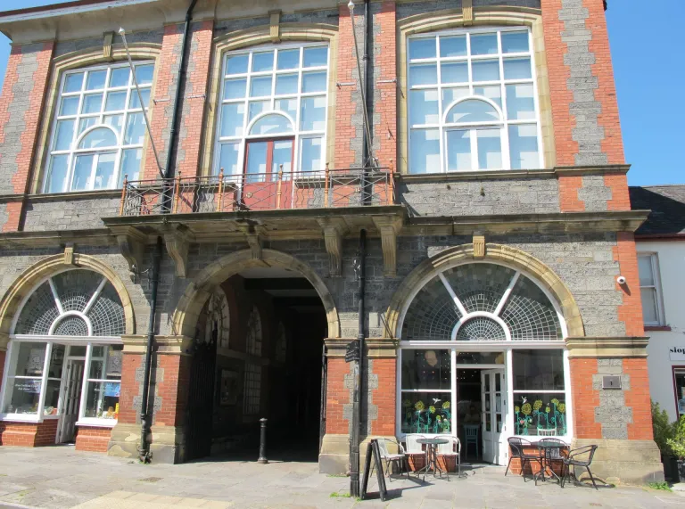 exterior of old town hall.