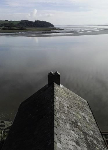 Blick von Laugharne.