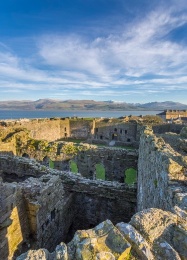 Bild von Beaumaris Castle, Nordwales.