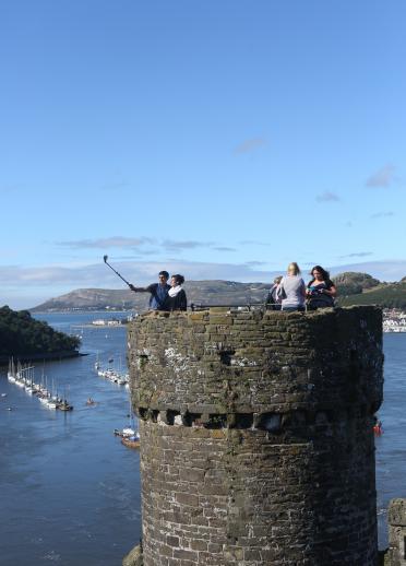 A selfie - Conwy Castle, Conwy.