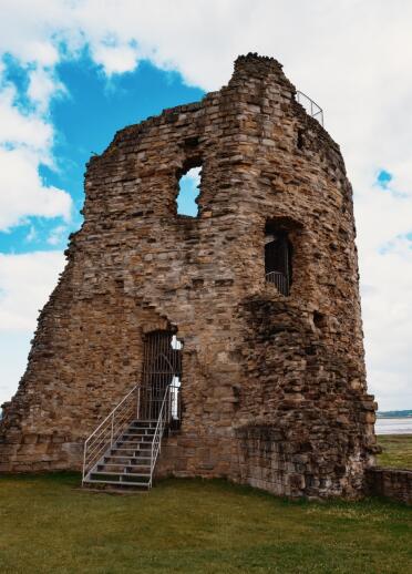 castle ruins.