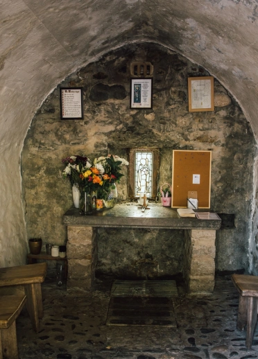 interior of chapel.