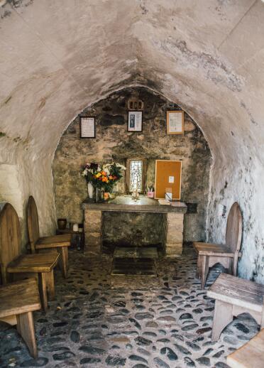 interior of chapel.
