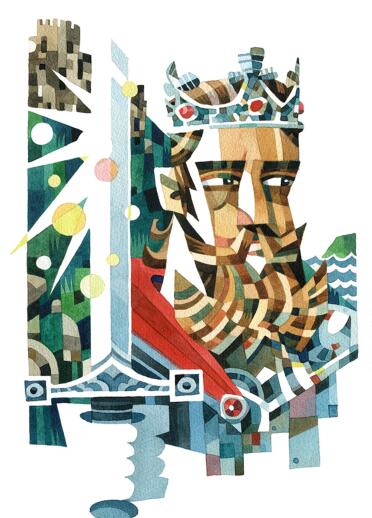 illustration of King Arthur