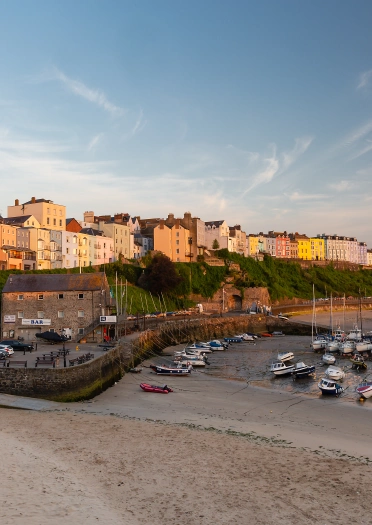 Harbour Beach, Tenby, Pembrokeshire.