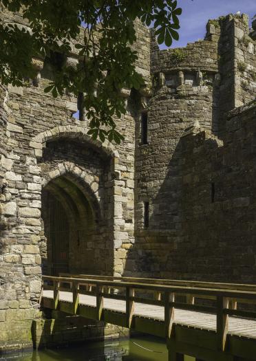 entrance to castle.