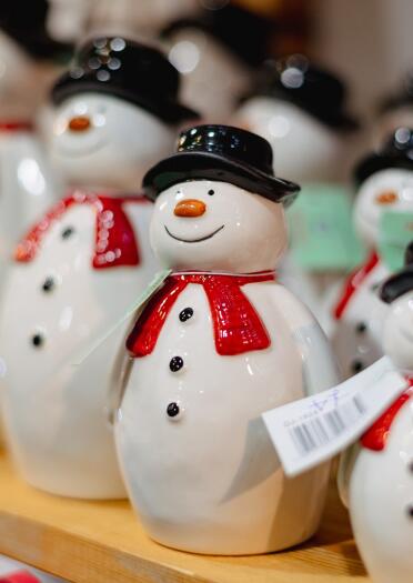 snowman ornaments.