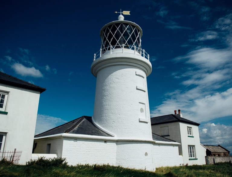 Leuchtturm auf Caldey Island.
