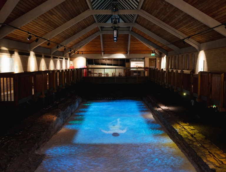 roman baths.