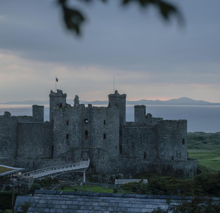 Harlech Castle, Mittelwales.