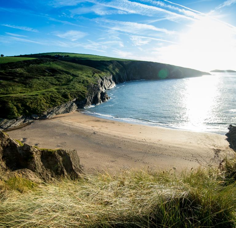 Image of Mwnt beach on Cardigan Bay in Ceredigion