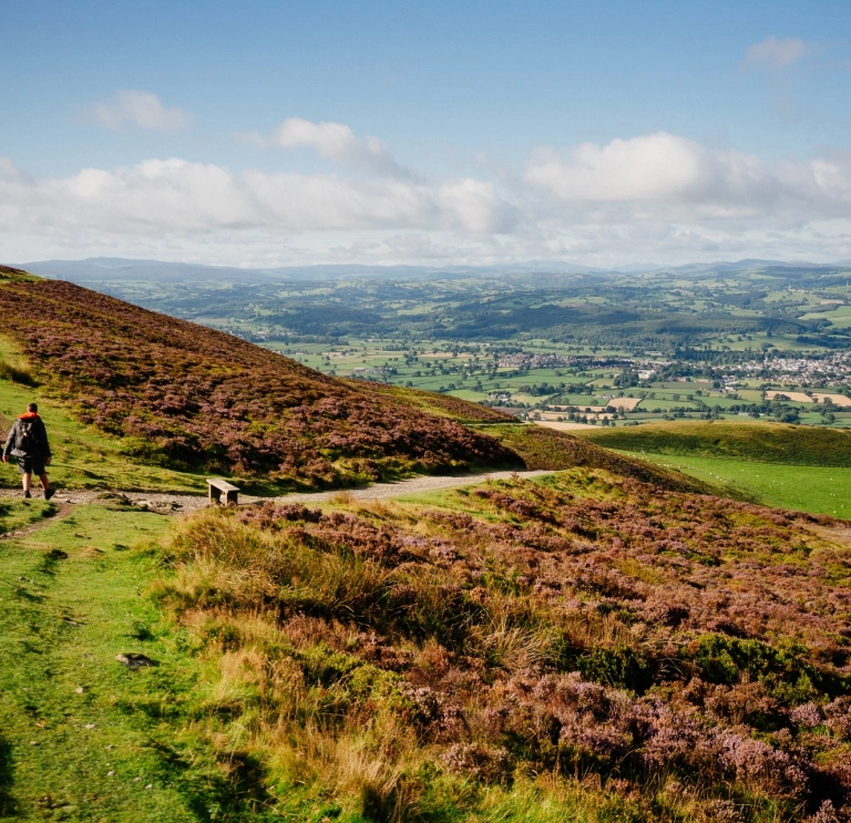 walkers on Offa's Dyke Path.