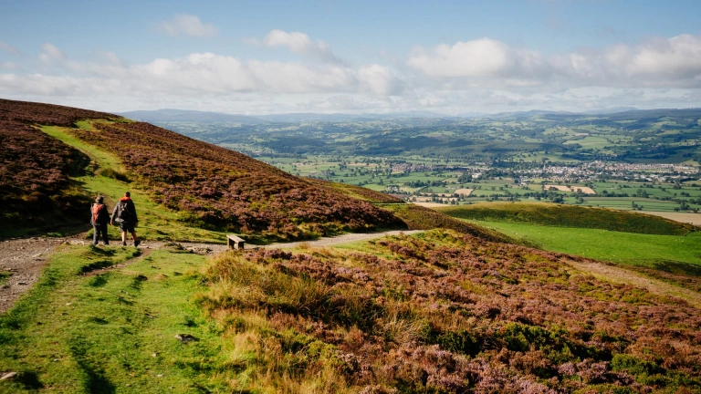 walkers on Offa's Dyke Path.
