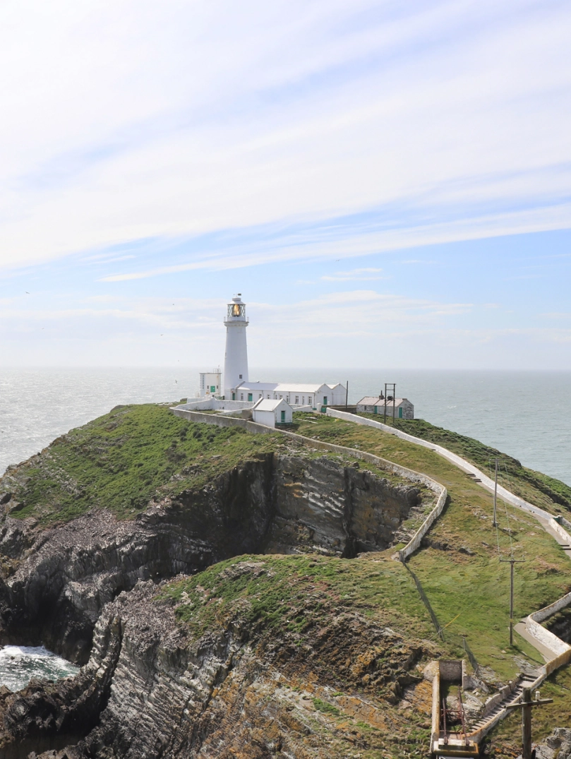 South Stack Lighthouse, Anglesey, Nordwales.