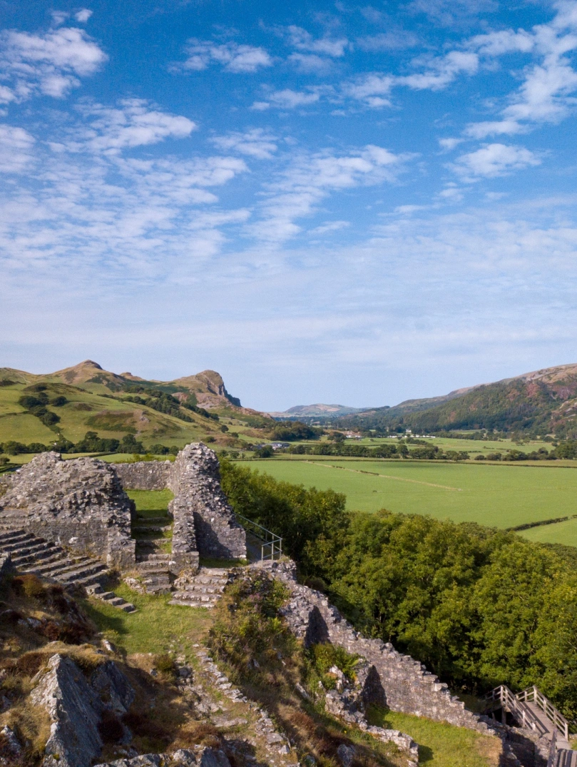 Castell y Bere, Nahe Abergynolwyn, Nordwales.
