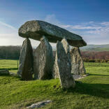 Pentre Ifan burial chamber, Preseli Mountains.