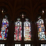 Image of stained glass windows at Cardiff Castle